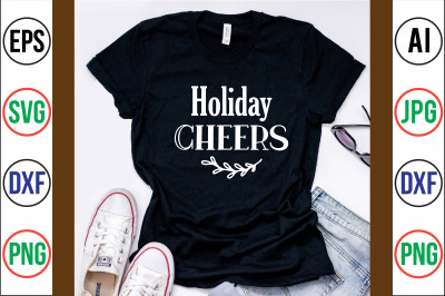 Holiday Cheers svg cut file