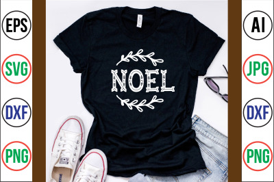 Noel svg cut file