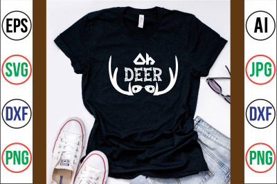 Oh Deer svg cut file