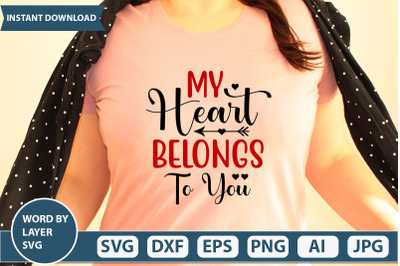 my heart belongs to you svg