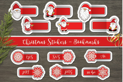 Christmas Stickers - Bookmarks