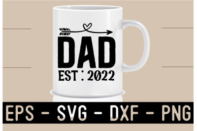 DAD Life SVG T shirt design Template