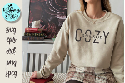 Cozy season svg, winter svg