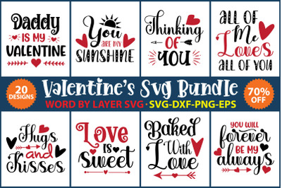 Valentines day SVG Bundle