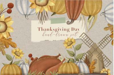 THANKSGIVING: Hand Painted