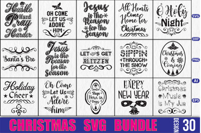 Christmas SVG Bundle, Vol 11