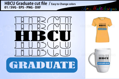HBCU Graduate svg cut file