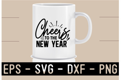 New Year SVG T shirt design Template