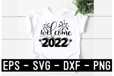 New Year SVG T shirt design Template