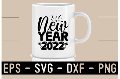 New Year SVG T shirt design Template