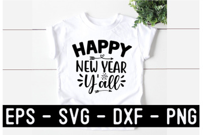 New Year SVG T shirt design Template