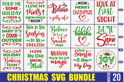 Christmas SVG Bundle, Vol 12