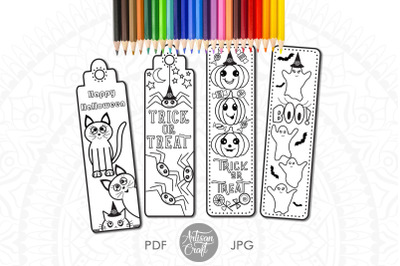 Halloween bookmark