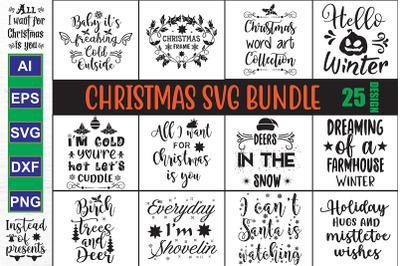 Christmas SVG Bundle File