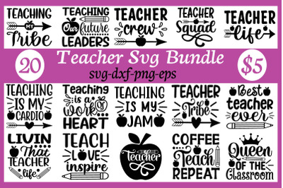 teacher svg bundle