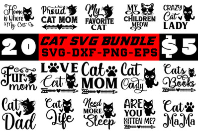 cat svg bundle