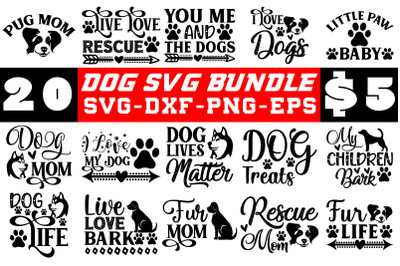 dog svg bundle