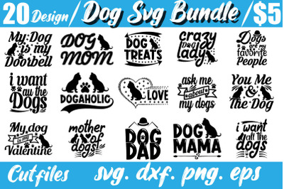 dog svg bundle