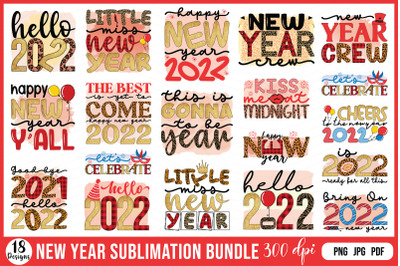 New Year Sublimation Bundle Vol.1