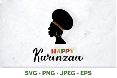 Happy Kwanzaa. African American Christmas. Kwanzaa&nbsp;SVG