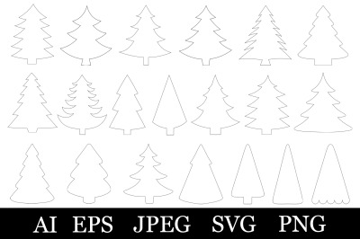 Christmas tree graphics