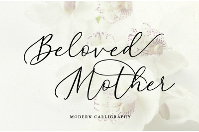 Beloved Mother | Modern Calligraphy