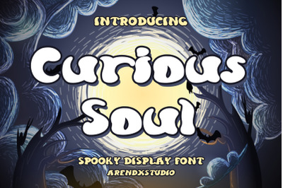 Curious Soul - Spooky Display Font