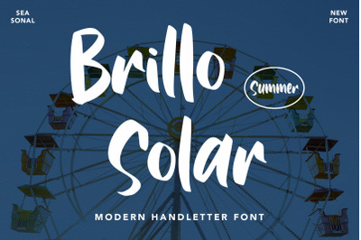 Brillo Solar - Modern Handwritten