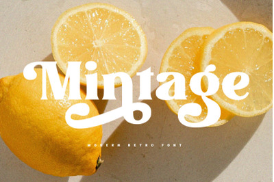 Mintage - Modern Retro Font