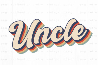 Retro Uncle PNG Design