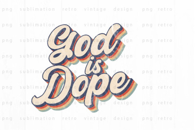 God is dope  PNG Design