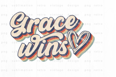 Grace wins  PNG Design