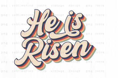 He is risen PNG Design