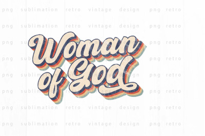 Woman of God PNG Design