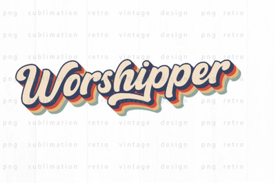 Worshipper PNG Design