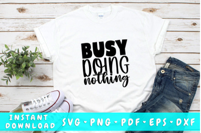 Busy doing nothing SVG