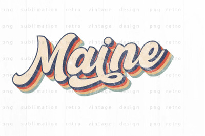 Maine PNG Design