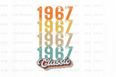 1967 Classic PNG Design