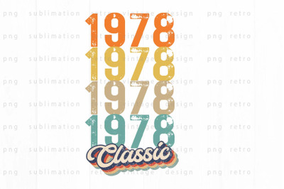 1978 Classic PNG Design