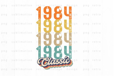 1984 Classic PNG Design