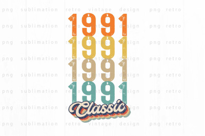 1991 Classic PNG Design