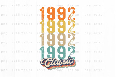 1992 Classic PNG Design