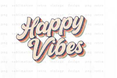 Happy vibes PNG Design