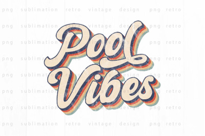 Pool vibes PNG Design