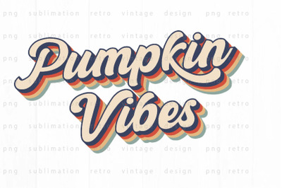 Pumpkin Vibes PNG Design