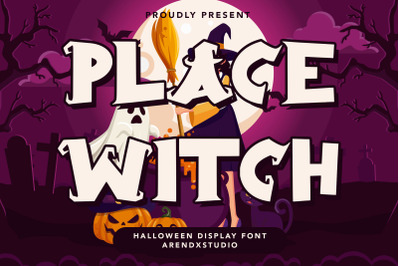 Place Witch - Halloween Display Font