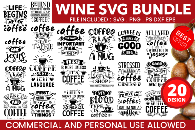 Coffee SVG Bundle