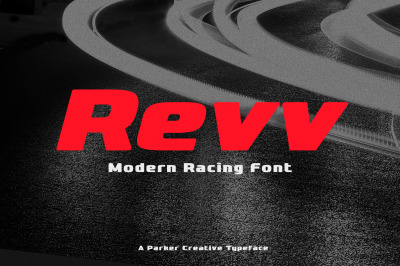Revv Modern Racing Font