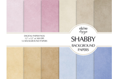 Shabby Digital Background Papers