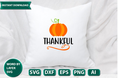 thankful svg cut file